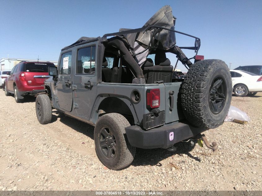 2014 JEEP WRANGLER UNLIMITED SPORT - 1C4BJWDG4EL219923
