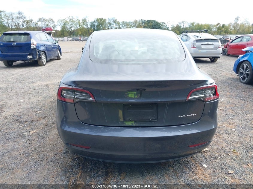 VIN 5YJ3E1EB6NF207449 2022 TESLA MODEL 3