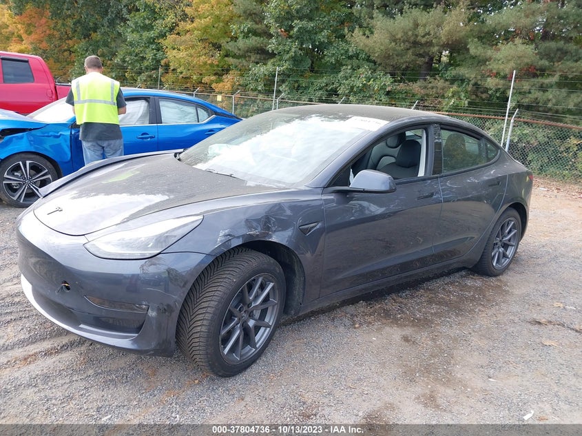 VIN 5YJ3E1EB6NF207449 2022 TESLA MODEL 3