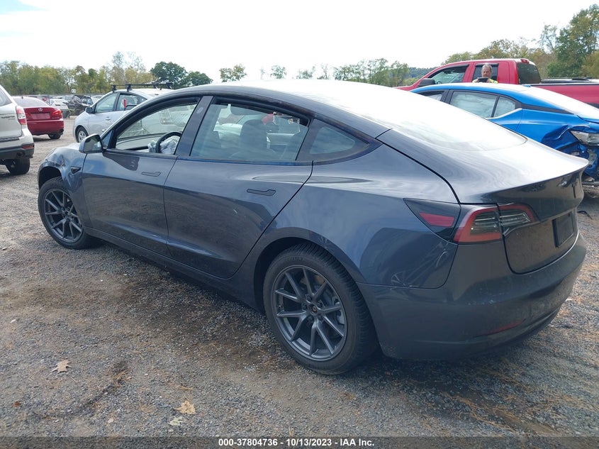VIN 5YJ3E1EB6NF207449 2022 TESLA MODEL 3