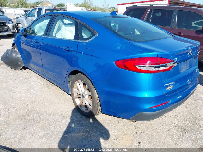 2019 FORD FUSION SE - 3FA6P0HD4KR147802