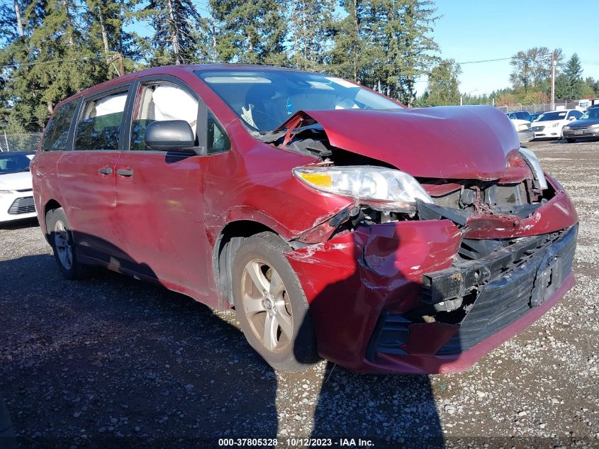 5TDZZ3DC7JS927076 2018 TOYOTA SIENNA, photo no. 1