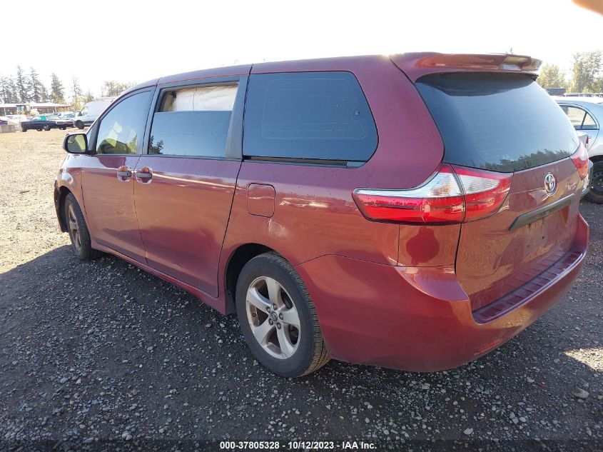 5TDZZ3DC7JS927076 2018 TOYOTA SIENNA, photo no. 3