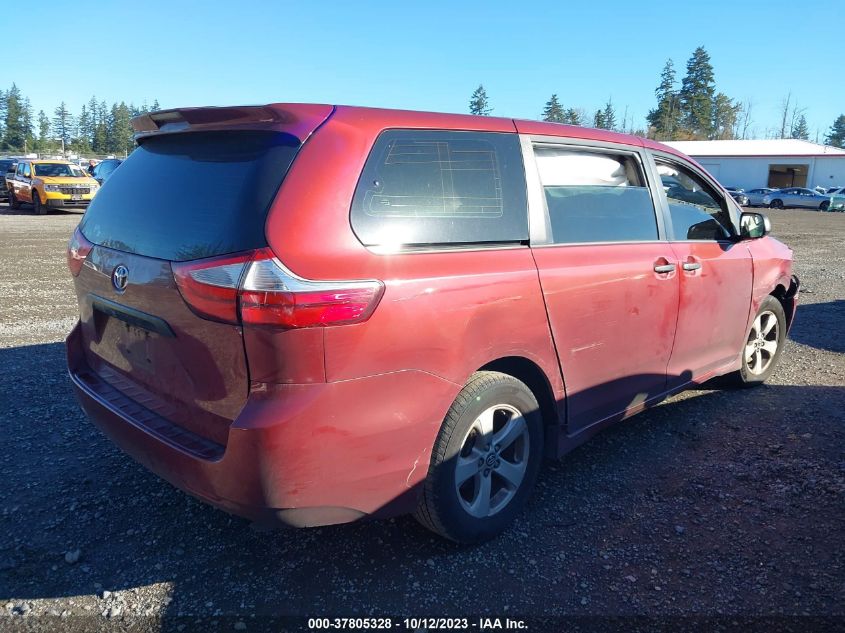 5TDZZ3DC7JS927076 2018 TOYOTA SIENNA, photo no. 4