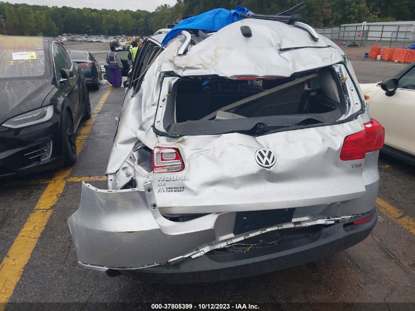 2016 VOLKSWAGEN TIGUAN SE - WVGAV7AX8GW509914