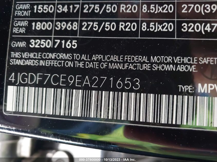 2014 MERCEDES-BENZ GL-CLASS GL 450 - 4JGDF7CE9EA271653