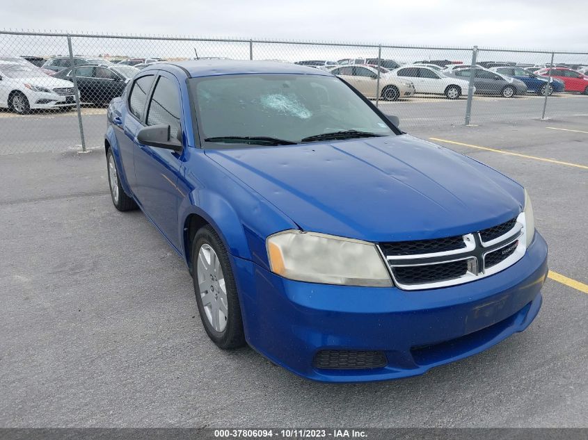 2013 DODGE AVENGER SE - 1C3CDZAB3DN677272