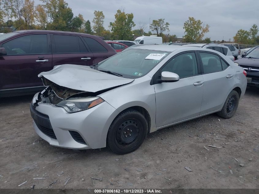 2014 TOYOTA COROLLA L/LE/S/S PLUS/LE PLUS - 2T1BURHE7EC119825