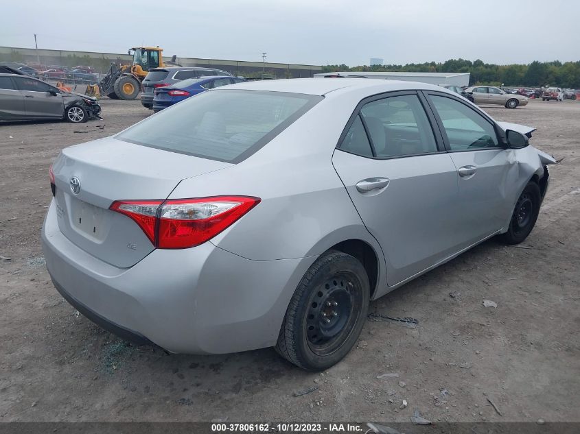2014 TOYOTA COROLLA L/LE/S/S PLUS/LE PLUS - 2T1BURHE7EC119825