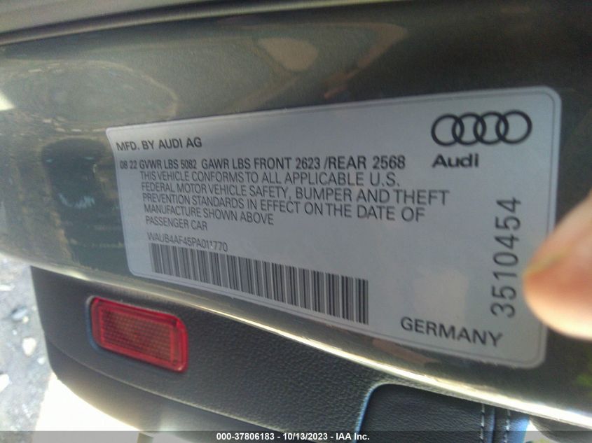 WAUB4AF45PA011770 Audi S4 PREMIUM PLUS 9