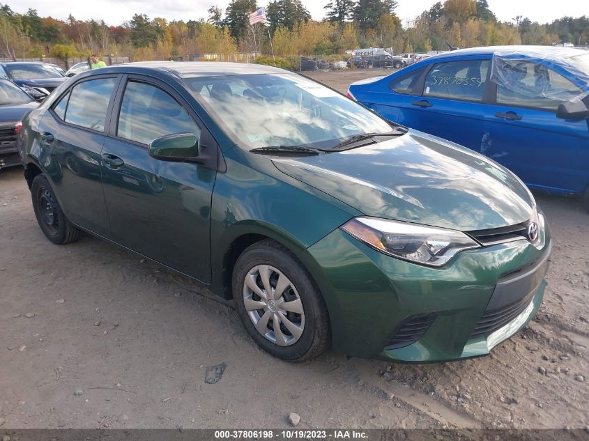 2014 TOYOTA COROLLA L/LE/S/S PLUS/LE PLUS - 5YFBURHE7EP122319