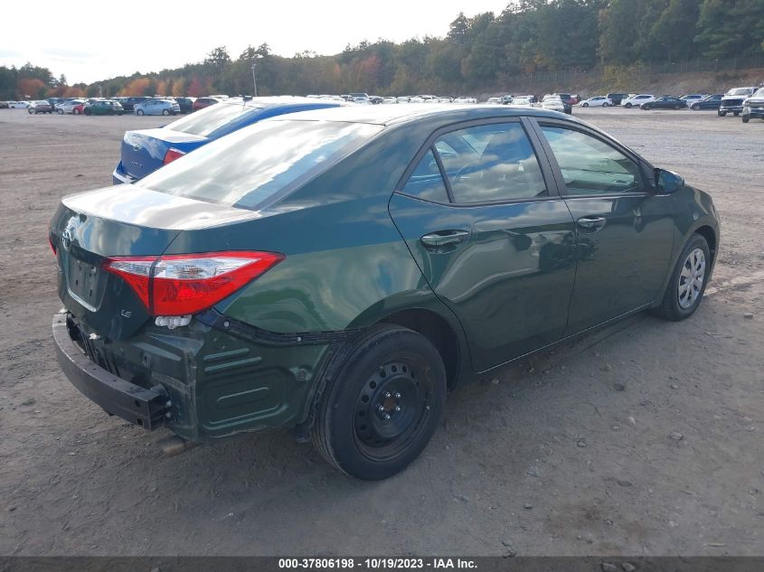 2014 TOYOTA COROLLA L/LE/S/S PLUS/LE PLUS - 5YFBURHE7EP122319