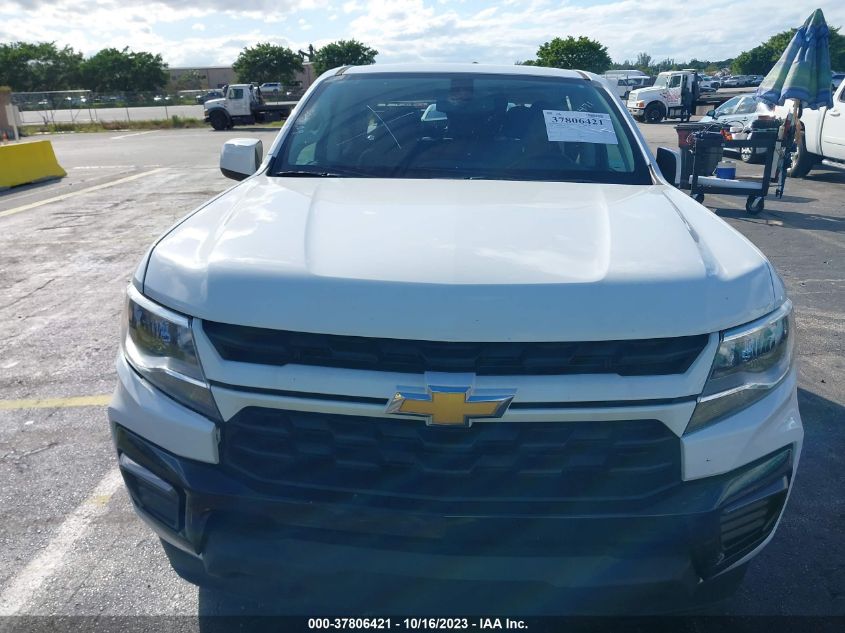 2021 CHEVROLET COLORADO 2WD LT - 1GCGSCENXM1139471