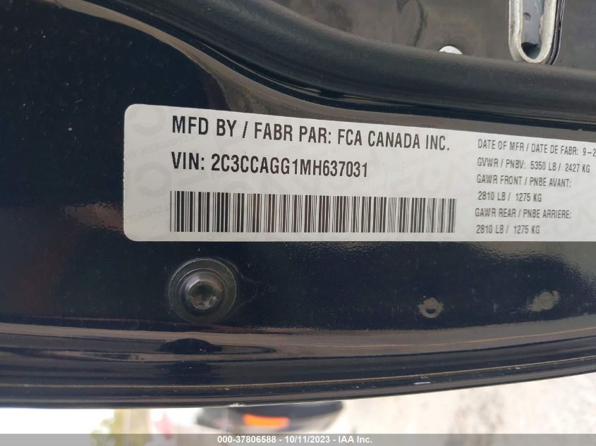 2021 CHRYSLER 300 300S - 2C3CCAGG1MH637031