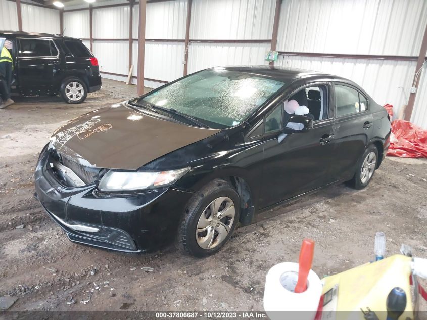 2013 HONDA CIVIC SDN LX - 2HGFB2F56DH533010