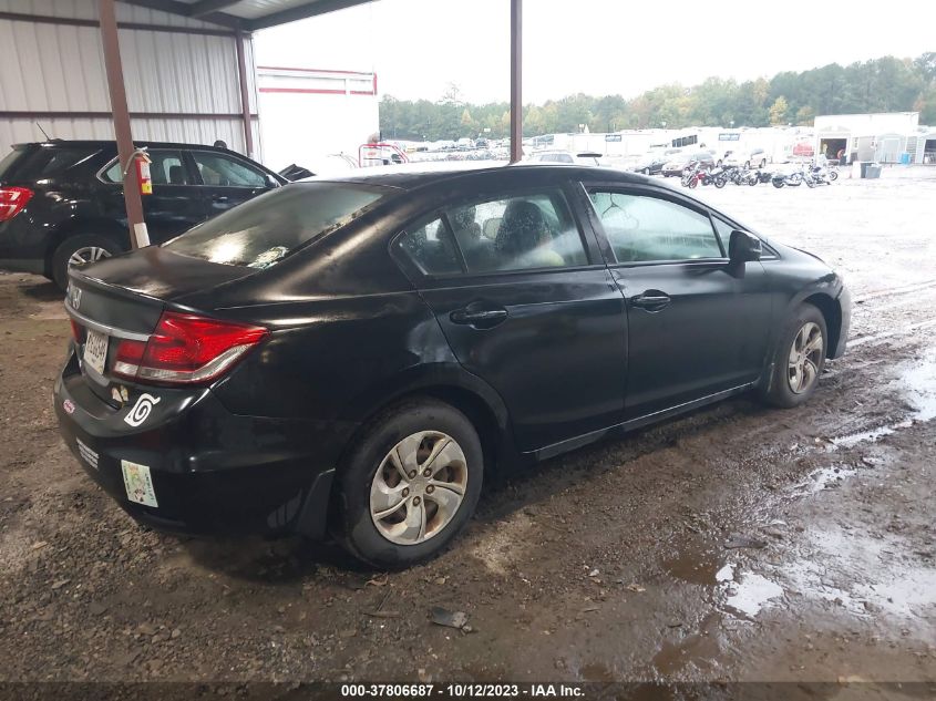 2013 HONDA CIVIC SDN LX - 2HGFB2F56DH533010