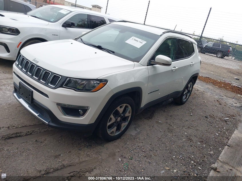 VIN 3C4NJCCB7LT129037 2020 JEEP COMPASS LIMITED