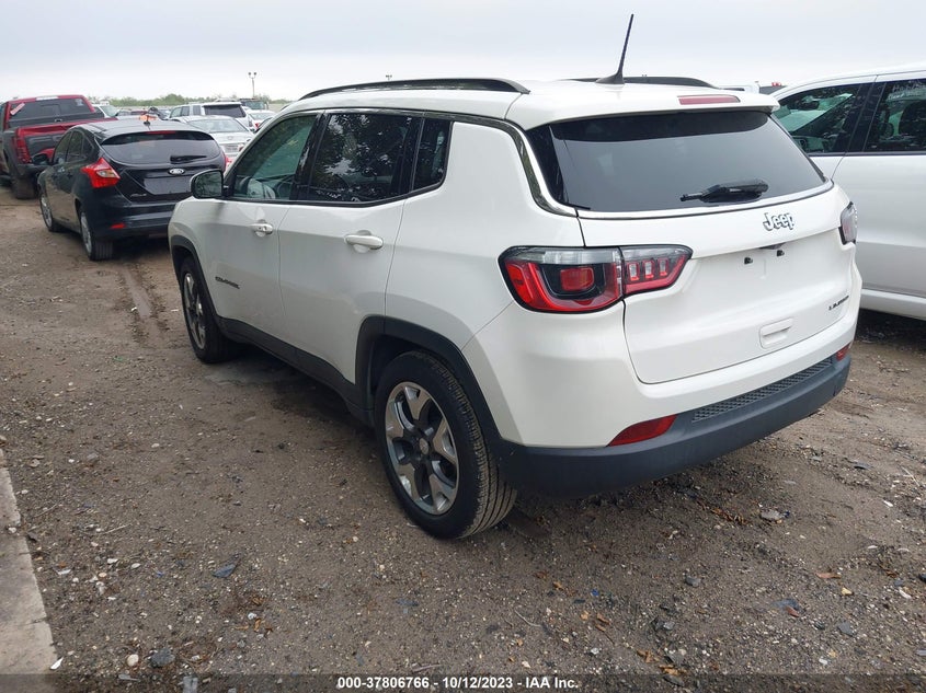 VIN 3C4NJCCB7LT129037 2020 JEEP COMPASS LIMITED