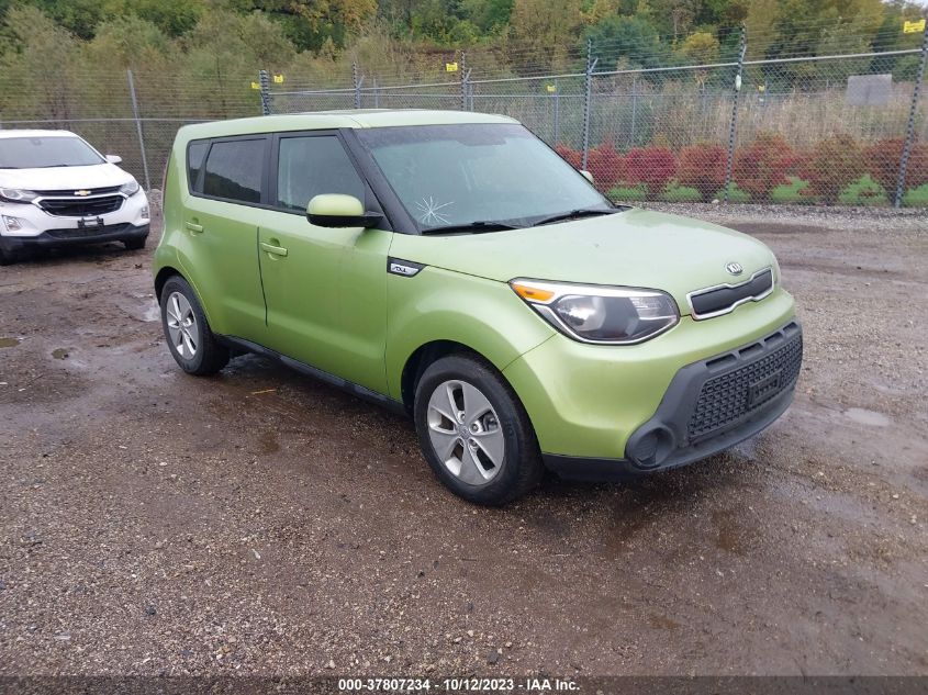 2016 KIA SOUL BASE - KNDJN2A20G7830562