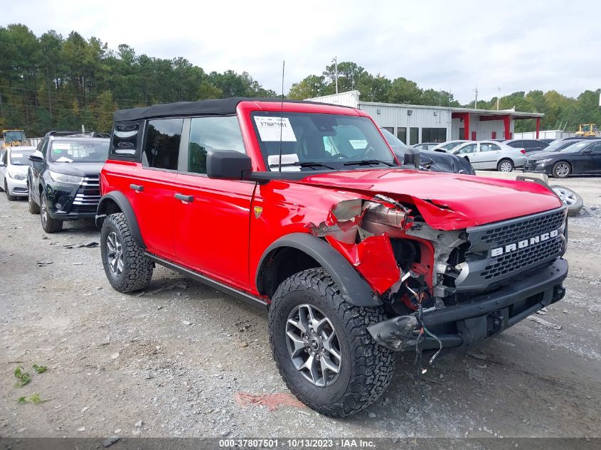 2021 FORD BRONCO BIG BEND/BLACK DIAMOND/OU - 1FMEE5DH8MLA76683