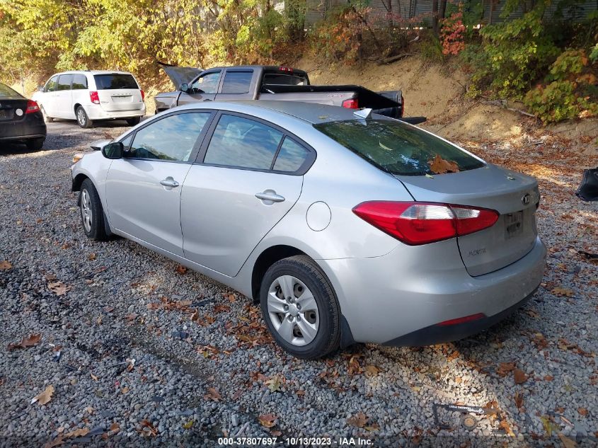 2016 KIA FORTE LX - KNAFK4A63G5612640