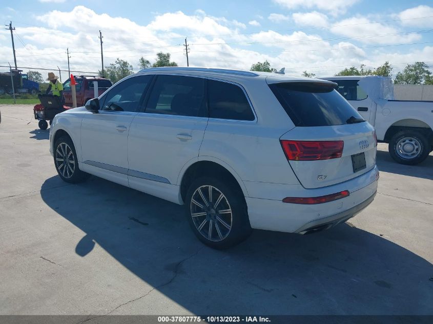 2017 AUDI Q7 PREMIUM PLUS - WA1LAAF75HD012082