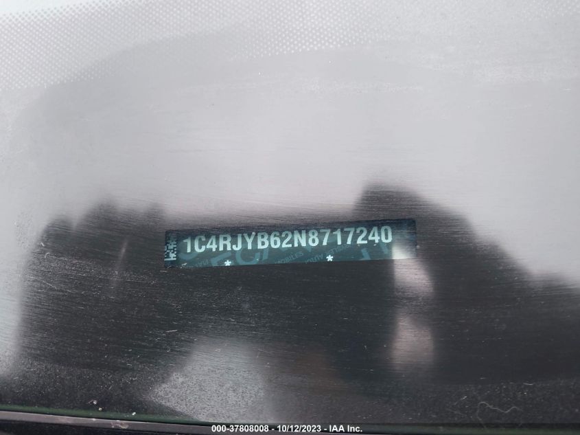 2022 JEEP GRAND CHEROKEE 4XE 1C4RJYB62N8717240