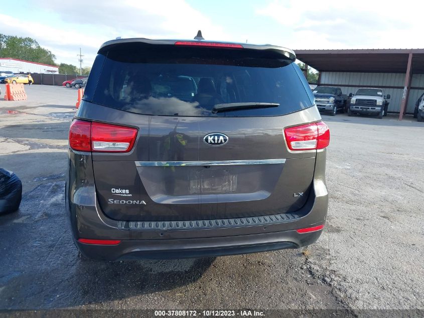2016 KIA SEDONA LX - KNDMB5C17G6129096