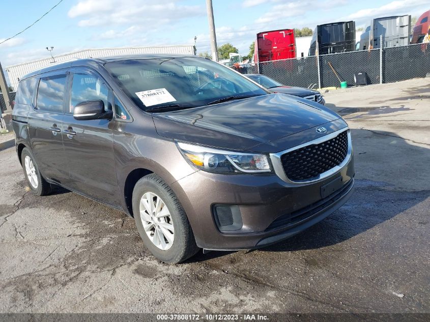 2016 KIA SEDONA LX - KNDMB5C17G6129096