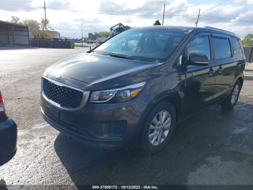 2016 KIA SEDONA LX - KNDMB5C17G6129096