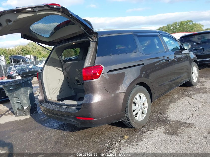 2016 KIA SEDONA LX - KNDMB5C17G6129096