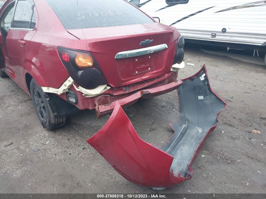 2013 CHEVROLET SONIC LT - 1G1JC5SH2D4186725