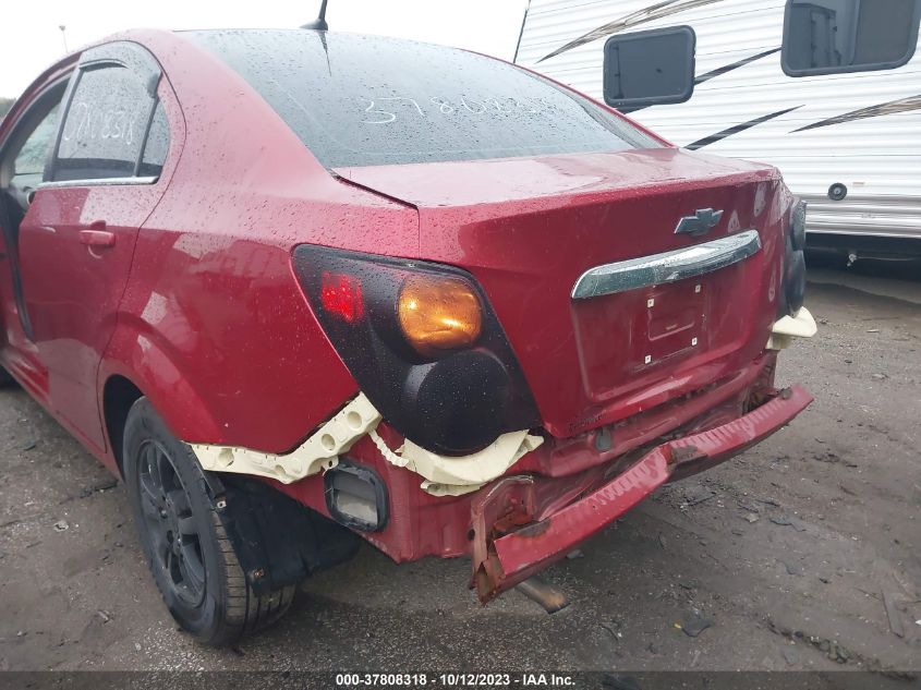2013 CHEVROLET SONIC LT - 1G1JC5SH2D4186725