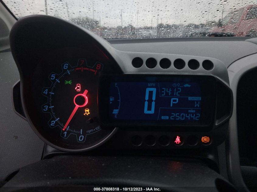 2013 CHEVROLET SONIC LT - 1G1JC5SH2D4186725