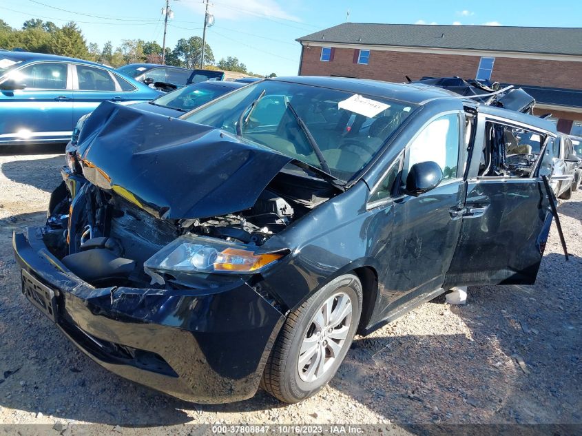 2016 HONDA ODYSSEY EX-L - 5FNRL5H65GB055253