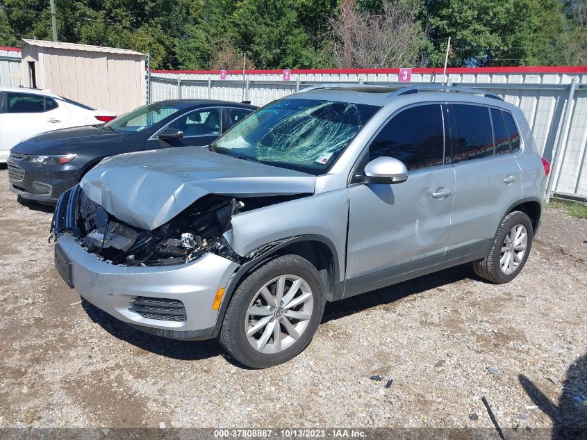 2017 VOLKSWAGEN TIGUAN WOLFSBURG EDITION - WVGSV7AX0HK006259