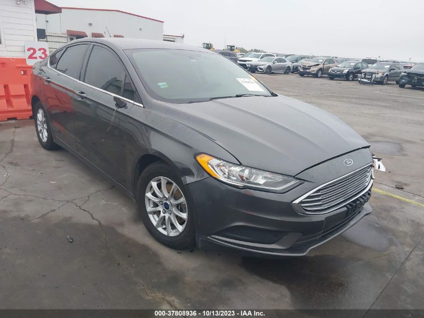 2017 FORD FUSION S - 3FA6P0G72HR214854