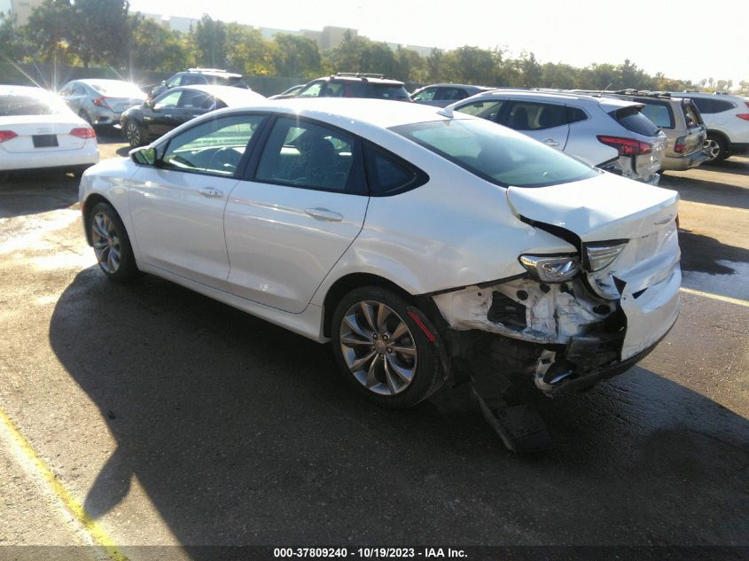 2015 CHRYSLER 200 S - 1C3CCCBB1FN558282