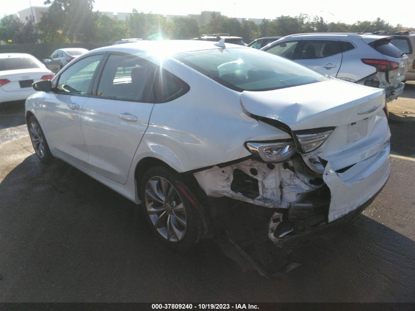 2015 CHRYSLER 200 S - 1C3CCCBB1FN558282