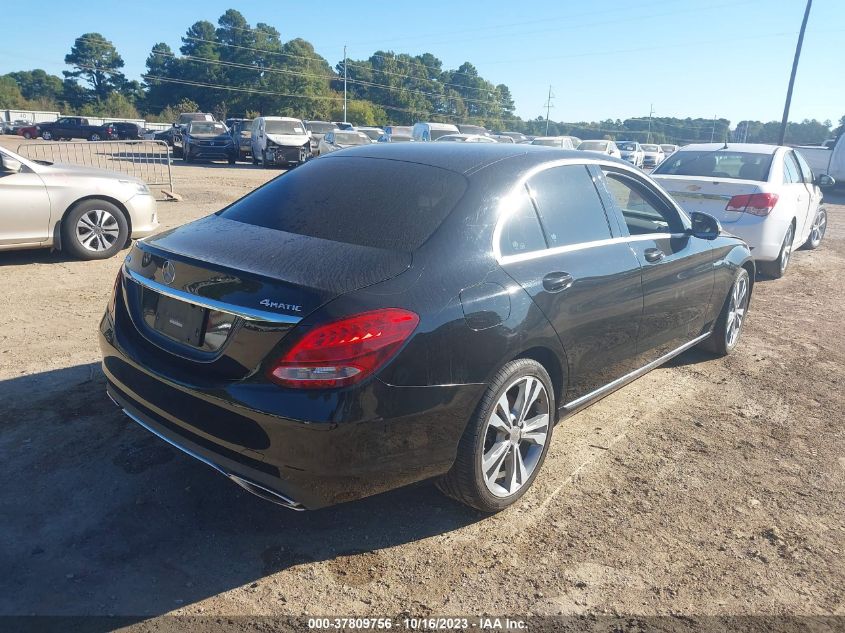 2015 MERCEDES-BENZ C 300 SPORT 4MATIC/LUXURY 4MATIC/4MATIC - 55SWF4KB7FU038395