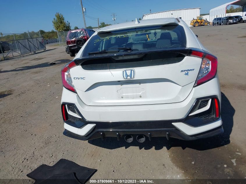 2021 HONDA CIVIC HATCHBACK SPORT SHHFK7H42MU217320