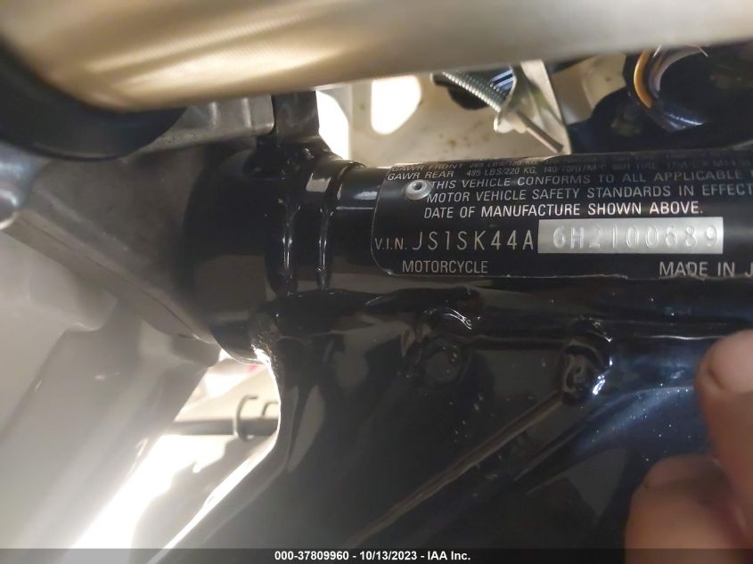 2017 SUZUKI DR-Z400 SM JS1SK44A6H2100689