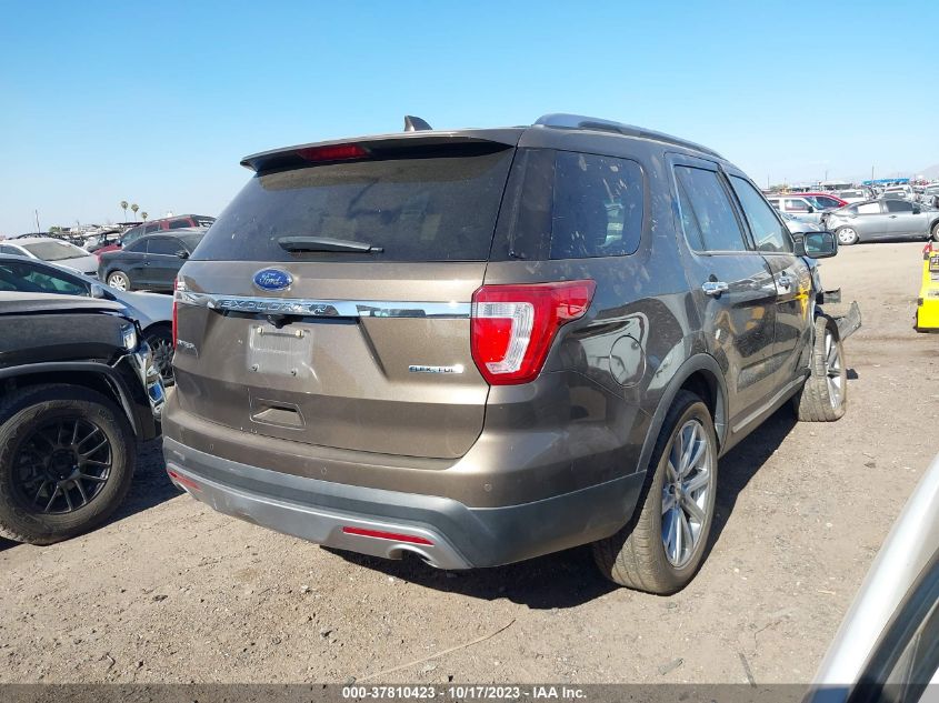 2016 FORD EXPLORER LIMITED - 1FM5K7F81GGA52966