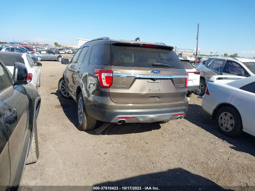 2016 FORD EXPLORER LIMITED - 1FM5K7F81GGA52966