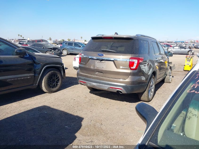 2016 FORD EXPLORER LIMITED - 1FM5K7F81GGA52966