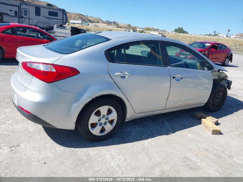 2015 KIA FORTE LX - KNAFK4A65F5365040