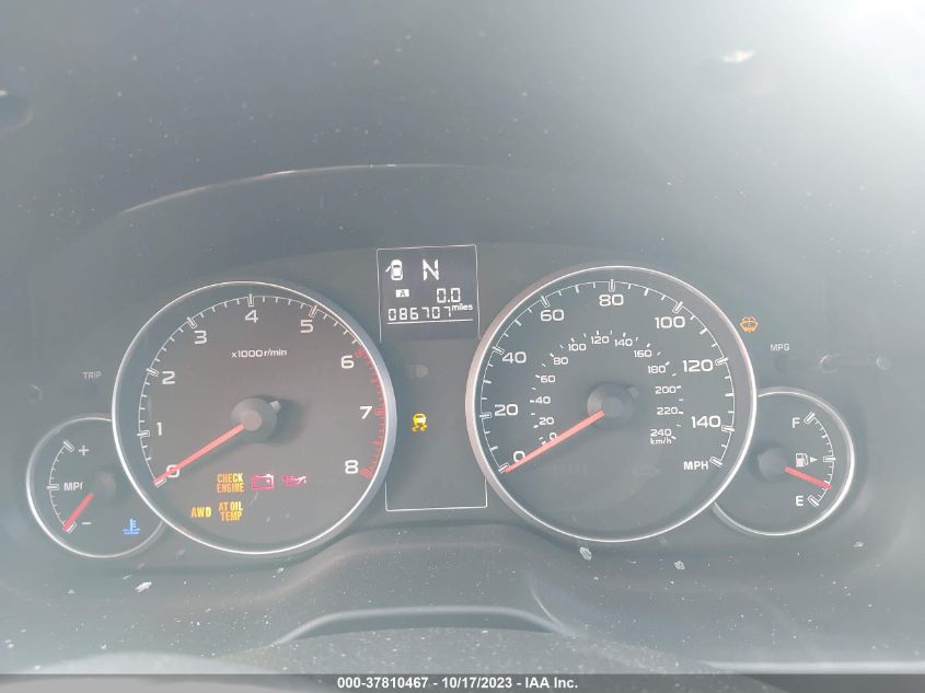 2013 SUBARU LEGACY 2.5I SPORT - 4S3BMCG61D3042917