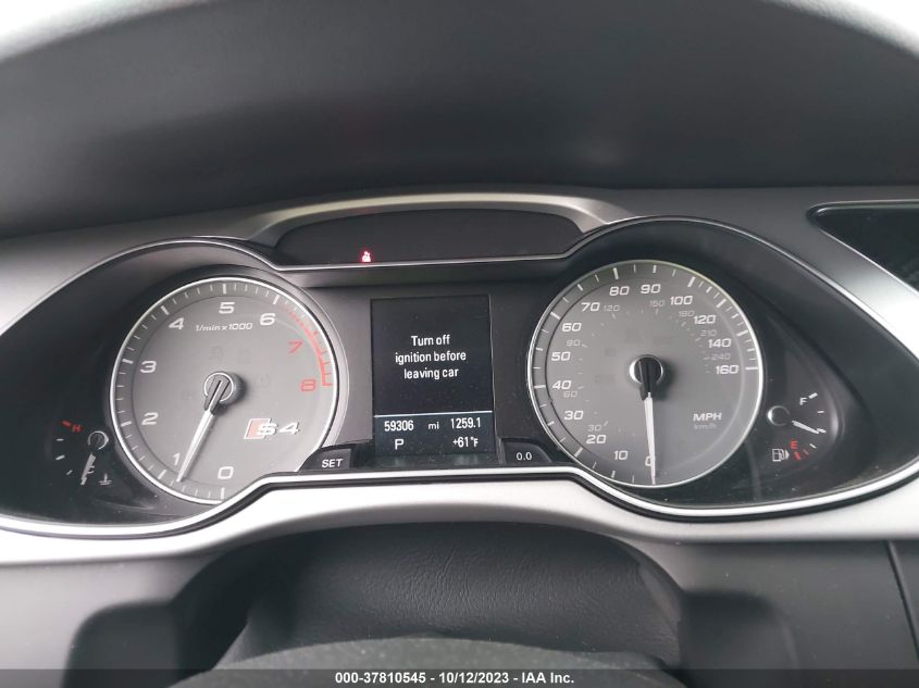 2015 AUDI S4 PREMIUM PLUS - WAUBGAFL4FA096159
