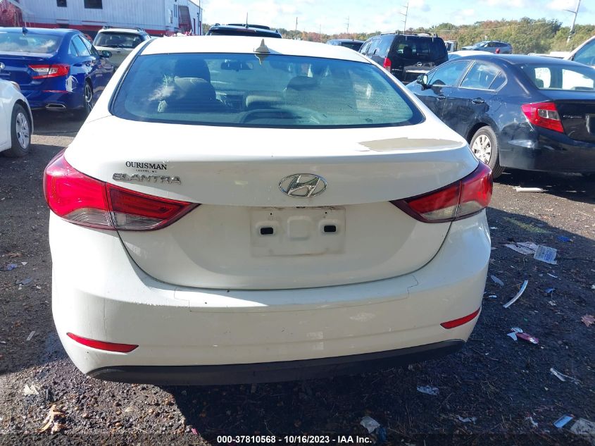 2016 HYUNDAI ELANTRA SE - 5NPDH4AE5GH727756