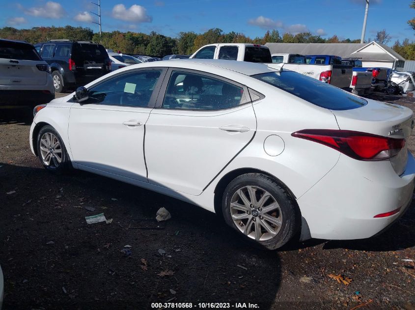 2016 HYUNDAI ELANTRA SE - 5NPDH4AE5GH727756